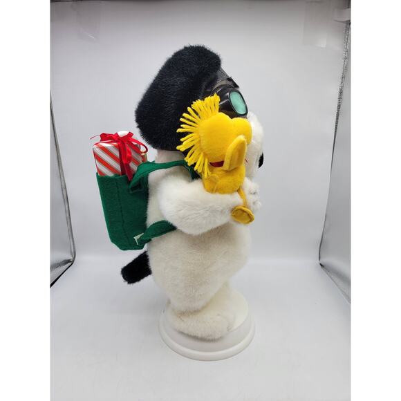 Vintage Santa's Best Peanuts Snoopy as Flying Ace & Woodstock 17" Tested Works - Picture 2 of 8